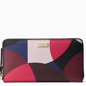 NWT Kate Spade Neda Wallet Laurel Way Geo